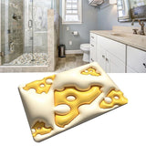Diatomaceous Earth Floor Mat 3D Visual Water Absorbent Fast Drying Floor Mat for Bathroom H4 - Extra Image