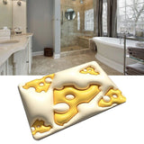 Diatomaceous Earth Floor Mat 3D Visual Water Absorbent Fast Drying Floor Mat for Bathroom H4