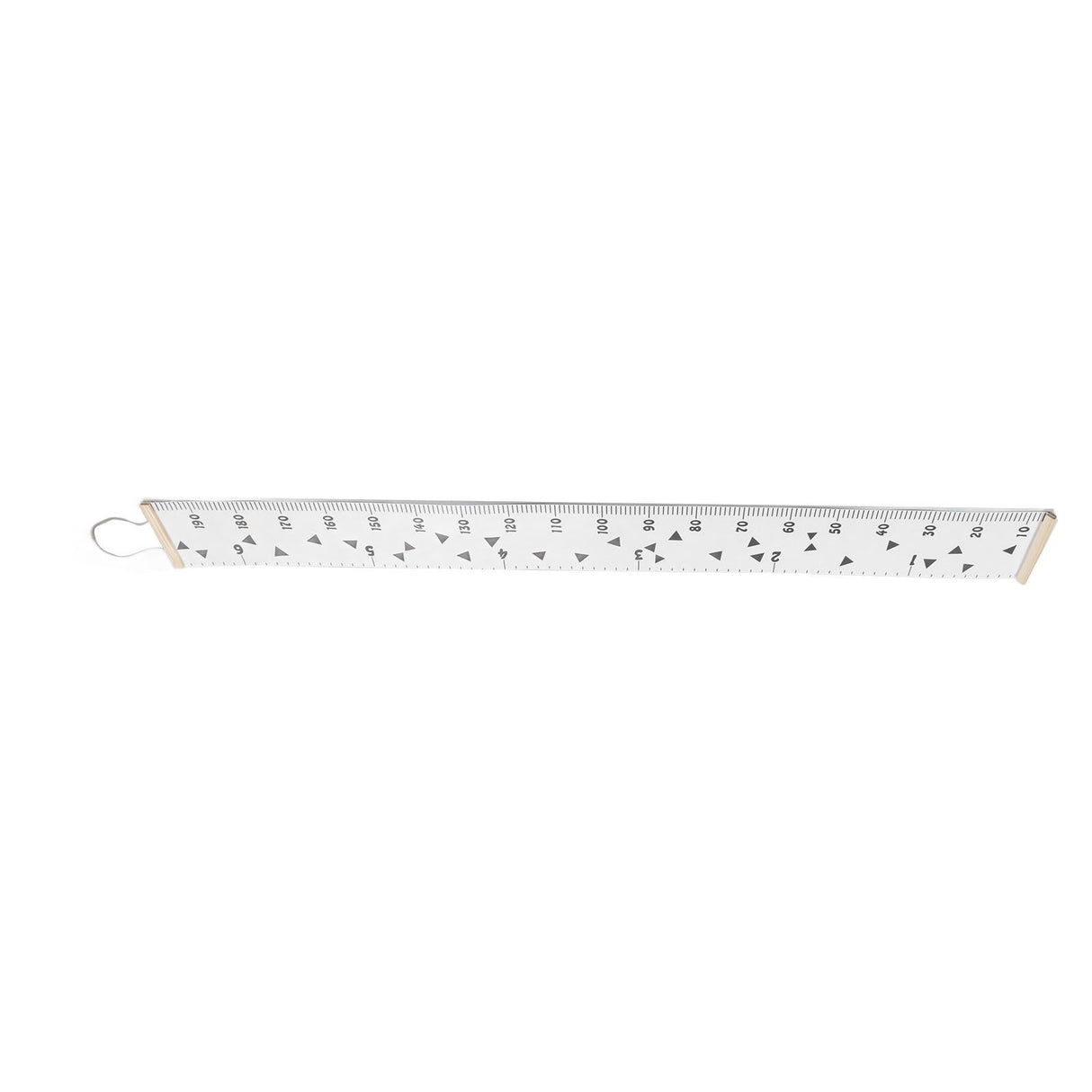Kids Growth Chart Accurate Baby Height Growth Chart Ruler Removable Canvas Wall Hanging Measurement Chart for Home Triangle