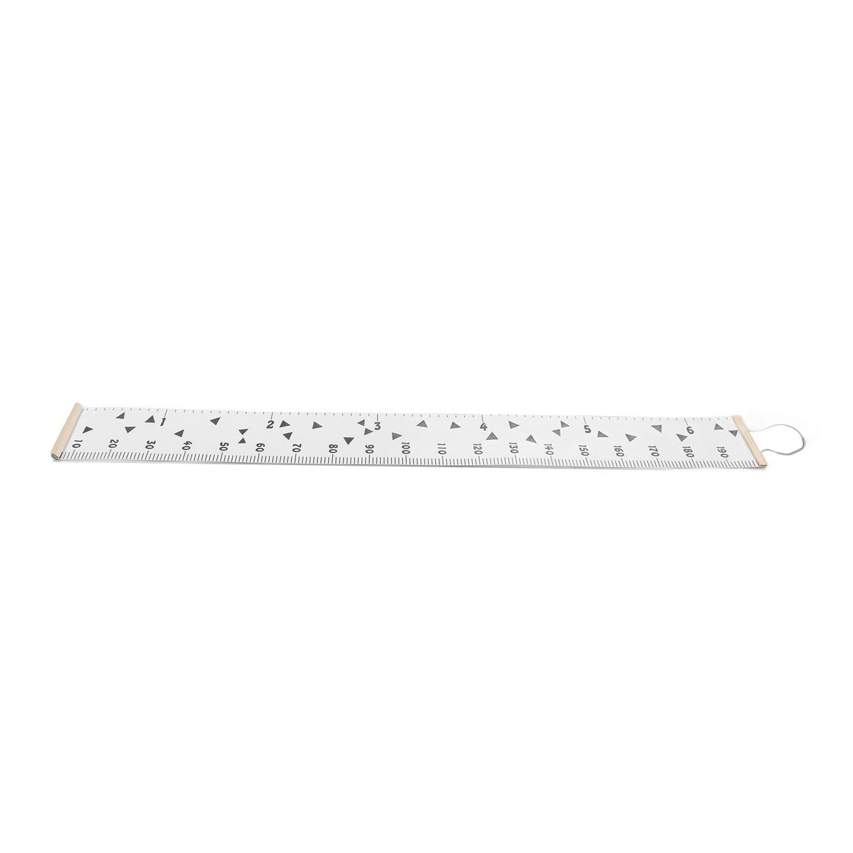Kids Growth Chart Accurate Baby Height Growth Chart Ruler Removable Canvas Wall Hanging Measurement Chart for Home Triangle