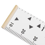 Kids Growth Chart Accurate Baby Height Growth Chart Ruler Removable Canvas Wall Hanging Measurement Chart for Home Triangle - Extra Image