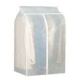 Super Large Transparent 3D Zipper Clothes Dust Cover Wardrobe Storage Bag Waterproof Dustproof Suit Coat Protector 120x100x50cm - Front View