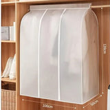 Super Large Transparent 3D Zipper Clothes Dust Cover Wardrobe Storage Bag Waterproof Dustproof Suit Coat Protector 120x100x50cm - 45-Degree Angle
