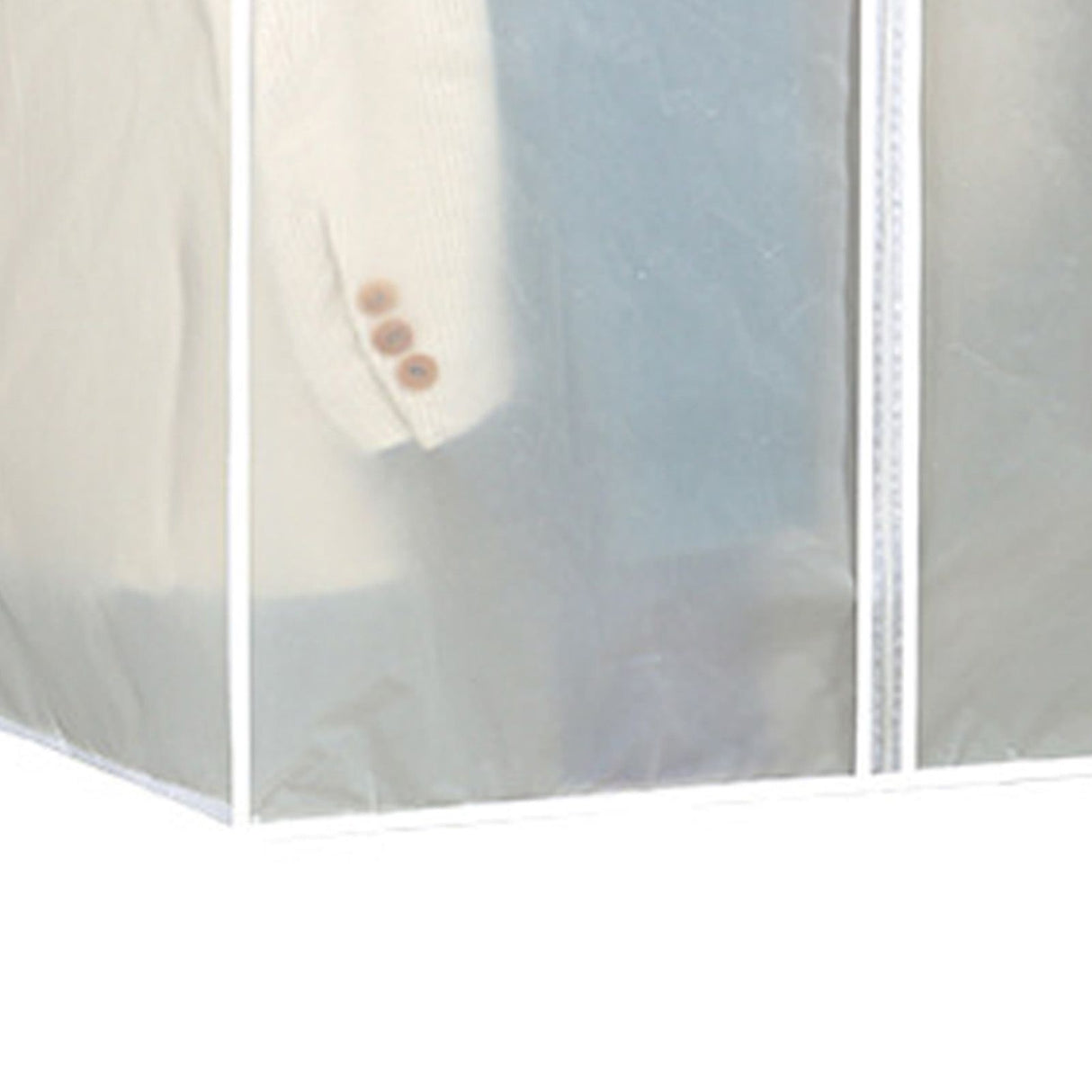 Super Large Transparent 3D Zipper Clothes Dust Cover Wardrobe Storage Bag Waterproof Dustproof Suit Coat Protector 120x100x50cm