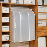 Super Large Transparent 3D Zipper Clothes Dust Cover Wardrobe Storage Bag Waterproof Dustproof Suit Coat Protector 120x100x50cm - Extra Image