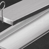 Rectangular Floor Drain Water Barrier Function Avoid Clogging Stainless Steel Shower Linear Drain for Kitchen Hotel - Close-Up Angle