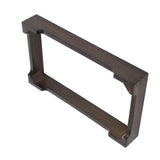 Induction Cooker Wood Frame Minimalist Stable Embedded Electric Tea Stove Base Frame for Tea Cooking Accessories - Rear View