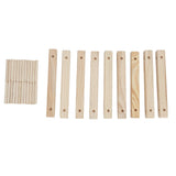 Wine Rack Wood Stackable Modular Wine Rack Wine Holder Free Standing For Kitchen Bar Countertop 6 Bottle