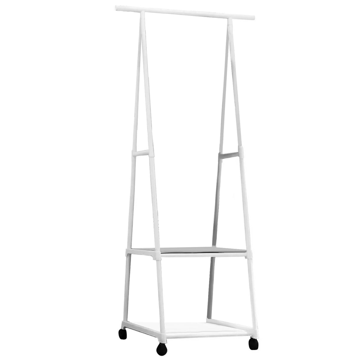 Clothing Garment Rack Multifunctional Triangular Movable Multi Layer Storage Heavy Duty Clothing Rack for Bedroom