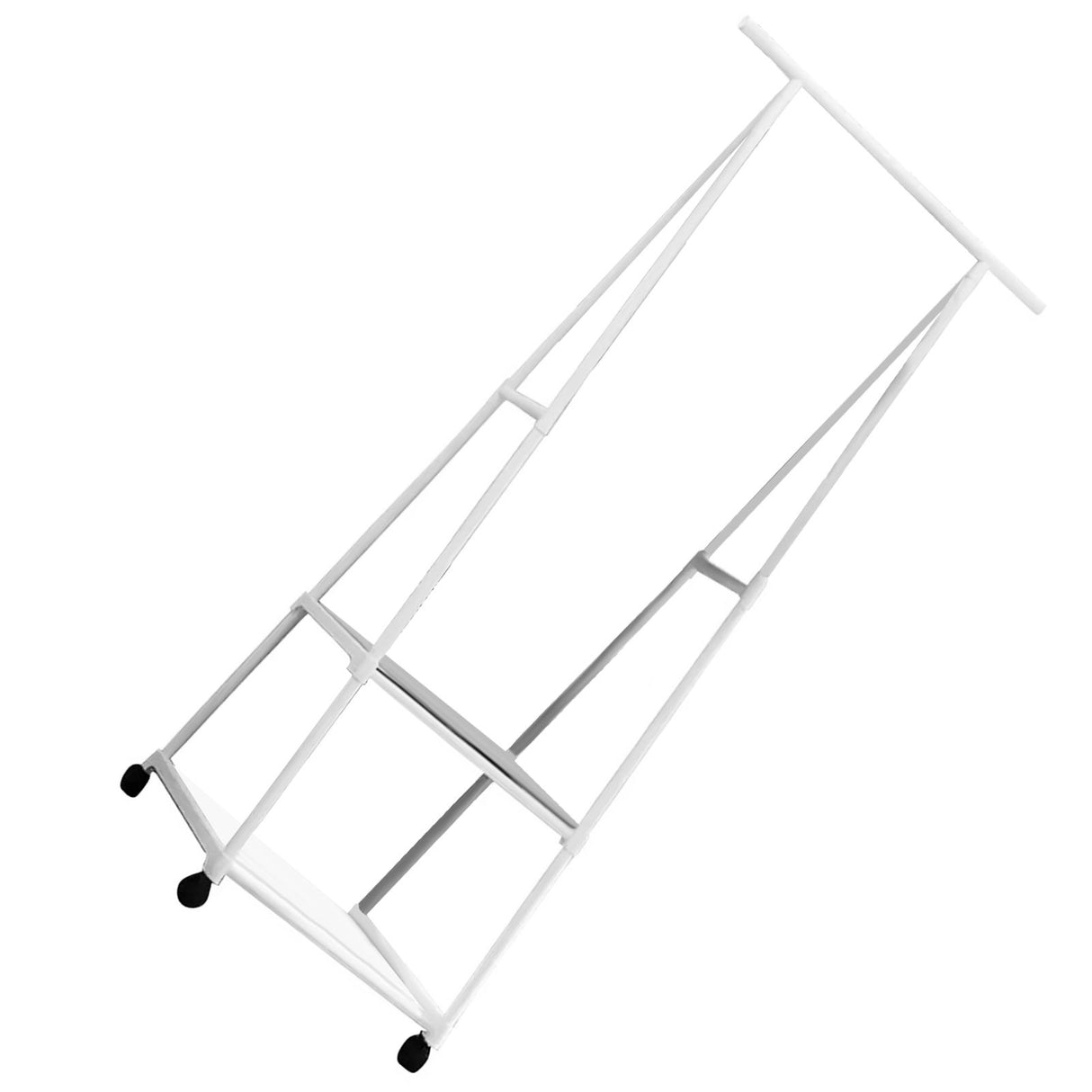 Clothing Garment Rack Multifunctional Triangular Movable Multi Layer Storage Heavy Duty Clothing Rack for Bedroom