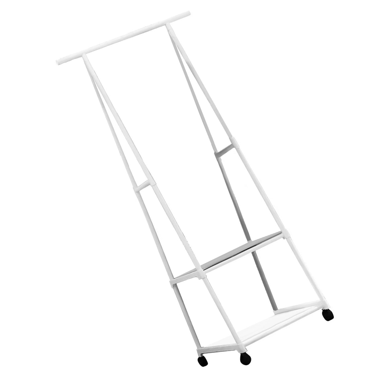 Clothing Garment Rack Multifunctional Triangular Movable Multi Layer Storage Heavy Duty Clothing Rack for Bedroom