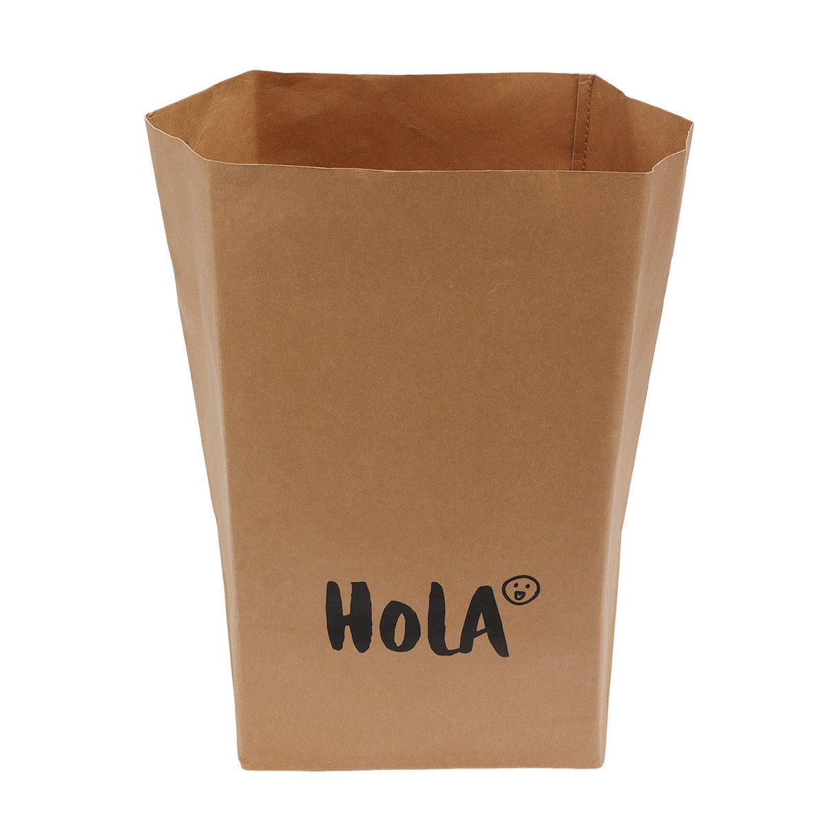 Paper Bag Water Washing Large Capacity Grocery Storage Kraft Paper Bag for Home Kitchen Extra Large Size HOLA Pattern