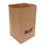 Paper Bag Water Washing Large Capacity Grocery Storage Kraft Paper Bag for Home Kitchen Extra Large Size HOLA Pattern