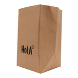 Paper Bag Water Washing Large Capacity Grocery Storage Kraft Paper Bag for Home Kitchen Extra Large Size HOLA Pattern