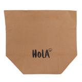 Paper Bag Water Washing Large Capacity Grocery Storage Kraft Paper Bag for Home Kitchen Extra Large Size HOLA Pattern
