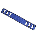 Seniors Bed Transfer Sling Labor Saving Widened Breathable Elderly Lift Turning Belt with Padded Handle for Patient Blue - Side View