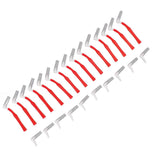 25Pcs L Shape Push Pull Interdental Brush Oral Care Teeth Whitening Dental Tooth Pick Tooth Orthodontic Cleaning Brush Red