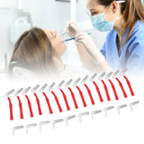 25Pcs L Shape Push Pull Interdental Brush Oral Care Teeth Whitening Dental Tooth Pick Tooth Orthodontic Cleaning Brush Red