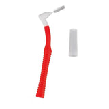 25Pcs L Shape Push Pull Interdental Brush Oral Care Teeth Whitening Dental Tooth Pick Tooth Orthodontic Cleaning Brush Red - Extra Image