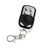 433MHz Wireless Remote Control Switch Cloning Key Fob Doorbells With Keychain for Home Garage Blue 27A 12V 4 Keys