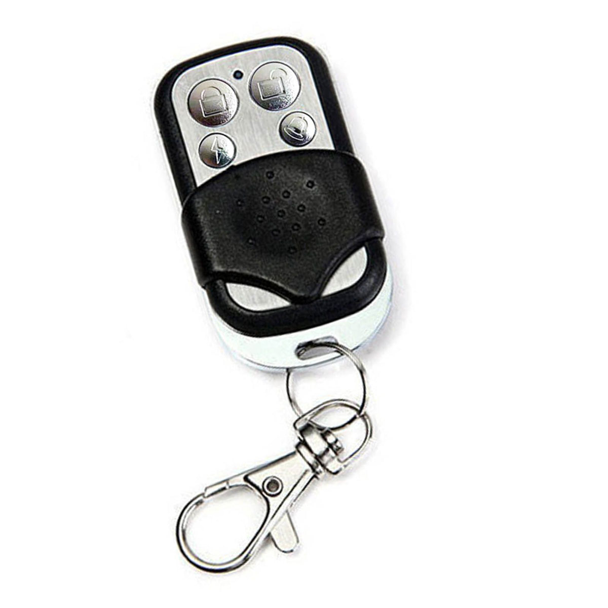 433MHz Wireless Remote Control Switch Cloning Key Fob Doorbells With Keychain for Home Garage Blue 27A 12V 4 Keys