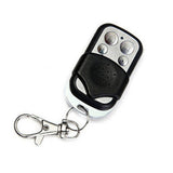 433MHz Wireless Remote Control Switch Cloning Key Fob Doorbells With Keychain for Home Garage Blue 27A 12V 4 Keys - Top-Down View