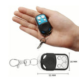433MHz Wireless Remote Control Switch Cloning Key Fob Doorbells With Keychain for Home Garage Blue 27A 12V 4 Keys