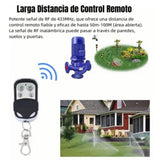 433MHz Wireless Remote Control Switch Cloning Key Fob Doorbells With Keychain for Home Garage Blue 27A 12V 4 Keys