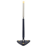 Extendable Triangle Mop Rotary 360 Degree Adjustable Cleaning Mop for Home Bathtub Floor Wall - Front View