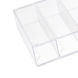 4 Drawers Eyeglass Storage Organizer Box Clear Acrylic Stackable Sunglasses Display Holder Organizer for Makeup Office Items