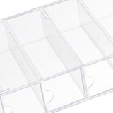 4 Drawers Eyeglass Storage Organizer Box Clear Acrylic Stackable Sunglasses Display Holder Organizer for Makeup Office Items