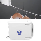 4.2m Thickened Retractable Clothesline Concealed Positioning Buckle Indoor Room Wall Mounted Clothes Line White - Extra Image