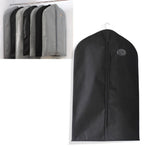 Suit Dust Cover Black Non Woven Fabrics Small Size Hanging Garment Bag for Travel Home