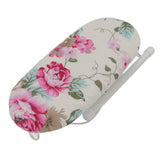 Tabletop Ironing Board Heat Resistant Foldable Portable Mini Ironing Board Clothes Ironing Accessories for Home Travel Peony Flower