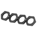 Defense Rings Aluminium Alloy Glossy Hexagonal Window Breaker for Emergency Defense Supplies Antique Silver - Extra Image