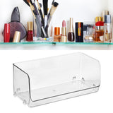 Cosmetic Display Case Multifunction Stackable Plastic Transparent Makeup Organizer for Home 32x15x12.8cm/12.6x5.9x5.3in