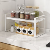 Desktop Bookshelf Organizer Desktop Organizer Office Storage Rack Warm White Simple Style - 45-Degree Angle