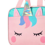 Children Lunch Bag Kindergarten Students Cartoon Portable Insulated Thermal Lunch Box Bag Pink