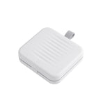 Magnetic Suction Sewing Box Portable Small Double Layer Magnetic Sewing Box Kit for Home Dormitory Travel White