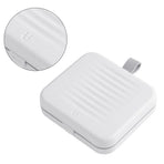 Magnetic Suction Sewing Box Portable Small Double Layer Magnetic Sewing Box Kit for Home Dormitory Travel White