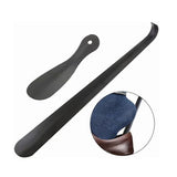 2 PCS Straight Handle Shoe Horn Anti Bending Stainless Steel Shoehorn for Seniors Pregnant Women
