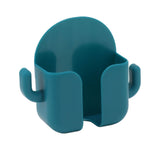 Self Adhesive Wall Mount Cell Phone Holder Wall Mount Phone Charging Holder for Home Office Bedroom Green - 45-Degree Angle