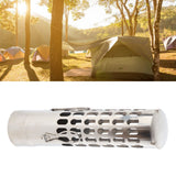 Tent Chimney Pipe Cover Weatherproof Ventilation Stainless Steel Stove Pipe Rain Cap for Outdoor Camping