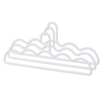 3Pcs Clothing Notched Hanger Non Slip No Marking Household Thickened Garment Coat Hanger for Bed Sheet White
