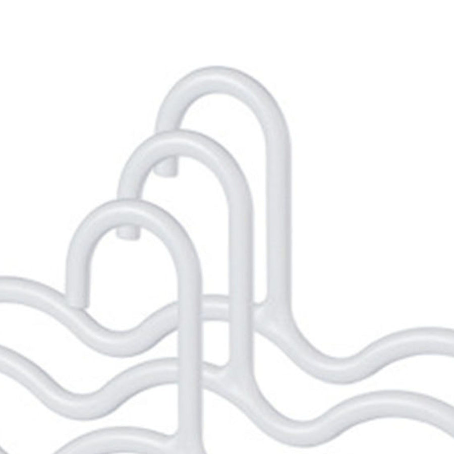 3Pcs Clothing Notched Hanger Non Slip No Marking Household Thickened Garment Coat Hanger for Bed Sheet White