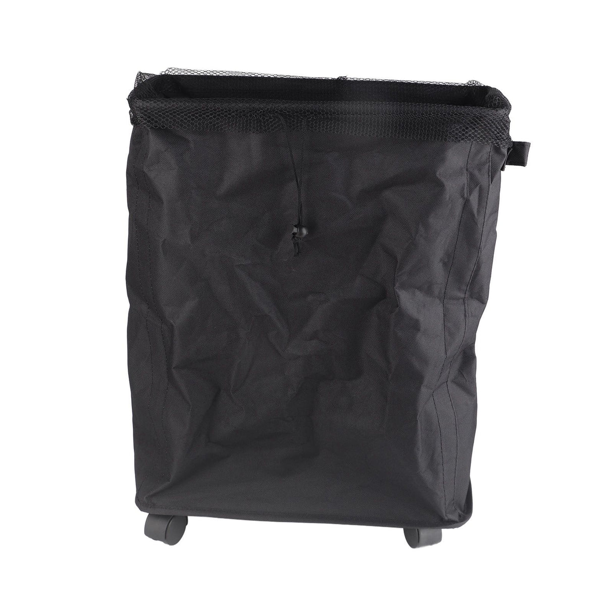 4 Roll Wheels Laundry Basket with Handles Oxford Cloth Storage Bin for Household Sundries Black