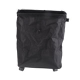 4 Roll Wheels Laundry Basket with Handles Oxford Cloth Storage Bin for Household Sundries Black