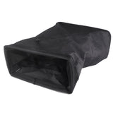 4 Roll Wheels Laundry Basket with Handles Oxford Cloth Storage Bin for Household Sundries Black