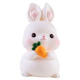 Kids Piggy Bank Cute Cartoon Money Coin Bank Anti Fall Vinyl Resin Money Bank for Boys Girls Bunny