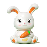 Piggy Bank Plastic Cute Rabbit Shape Fall Prevention Large Capacity Bunny Money Box for Children Gift